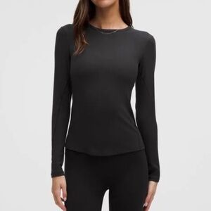 NWOT- Flattering and Slimming Long-sleeve  Lululemon Top NWOT